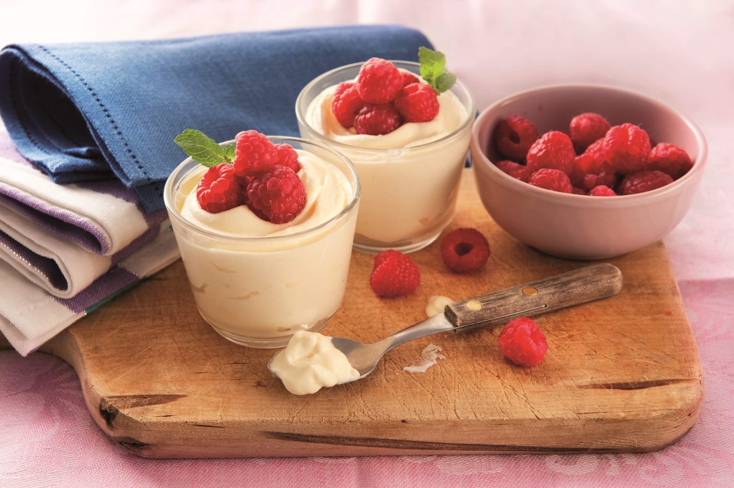 Rezept | Mascarpone Creme mit Himbeeren | Schnelle Küche, Tiramisu ...