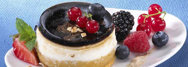 Cheesecake con crema alla nocciola