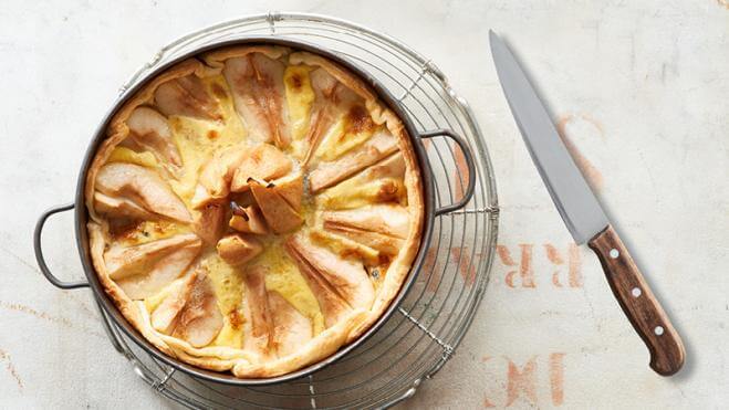 Tarte aux poires et au gorgonzola