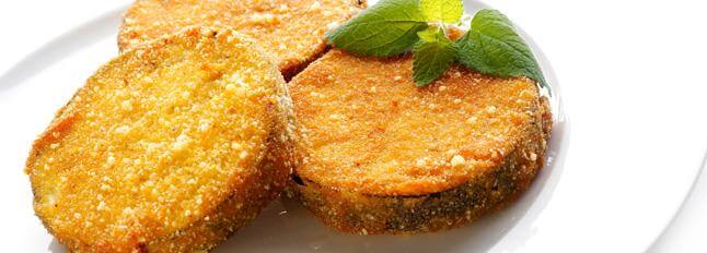 Frittelle di melanzane, tonno e mozzarella