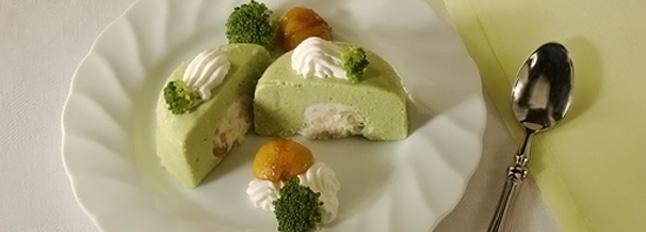 Mousse di broccoli ripiena