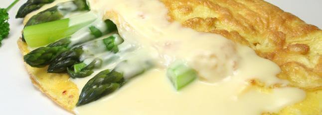 Omelette mit Spargel