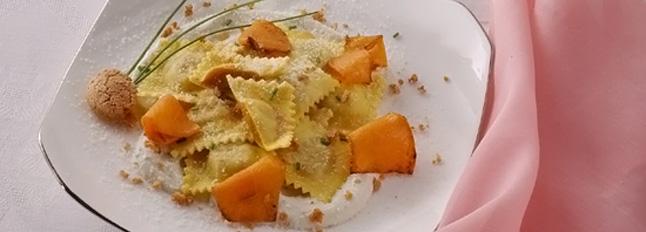 Ravioli alla mantovana con zucca