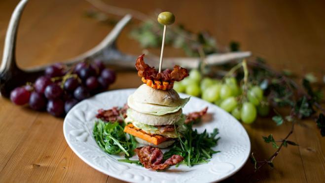 Club sandwich à la citrouille