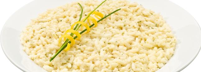 Risotto mit Käse und Prosecco