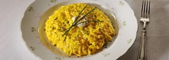 Risotto au safran et au Gorgonzola D.O.P.