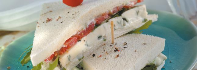 Sandwich mit Gorgonzola