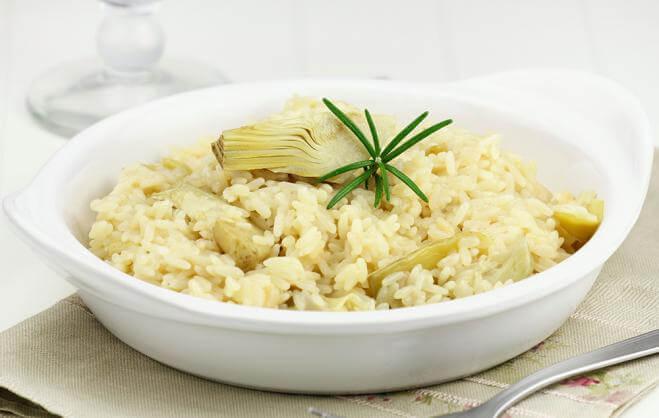 Risotto aux artichauts