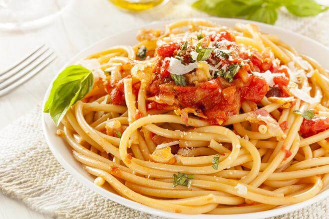 Spaghetti à « l’Amatriciana»