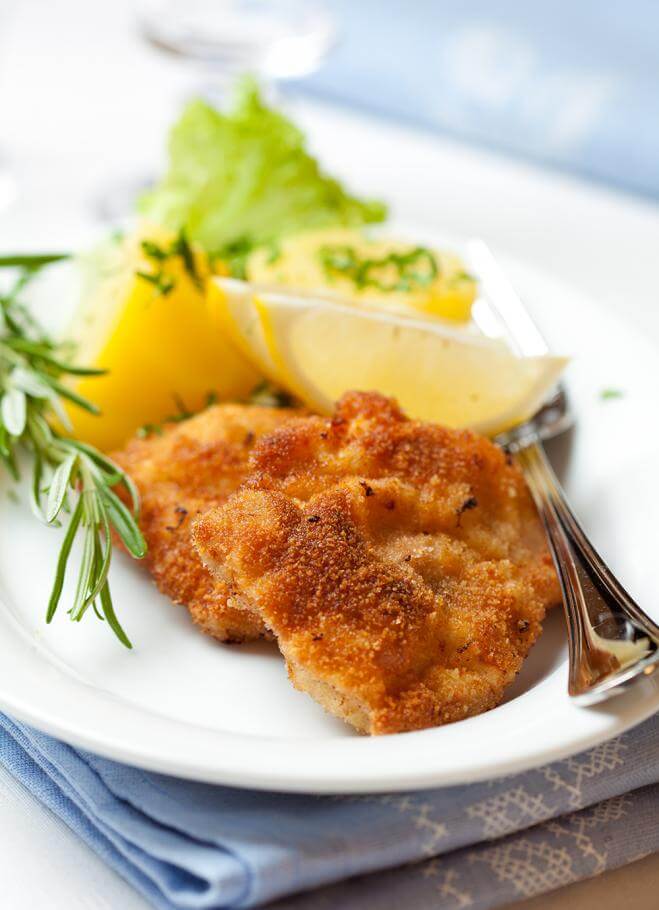 Cotoletta alla milanese (Mailänder Kalbskotelett)