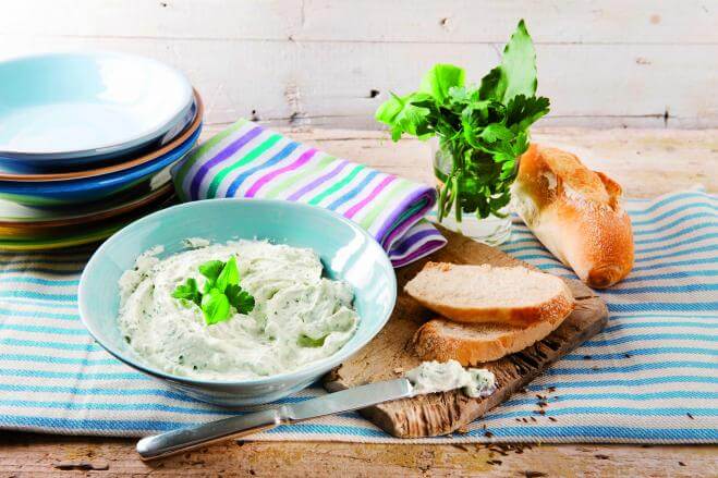 Dip à la ricotta et aux herbes