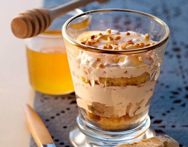 Tiramisù torrone e miele