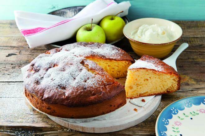 Torta di mele e mascarpone