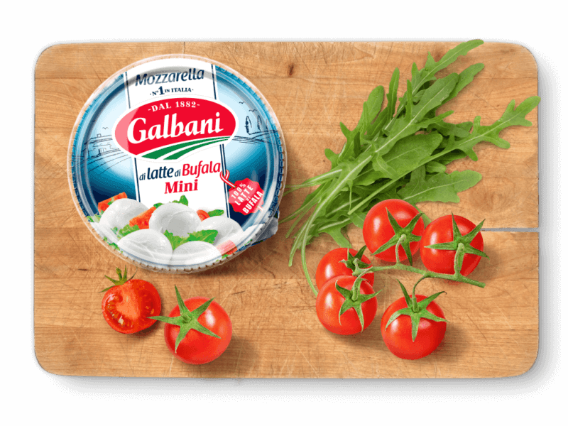 Mozzarella di latte di Bufala Mini 150g Galbani in situ