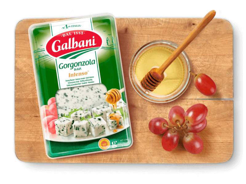 Galbani Gorgonzola Intenso D.O.P., 200 g in situ