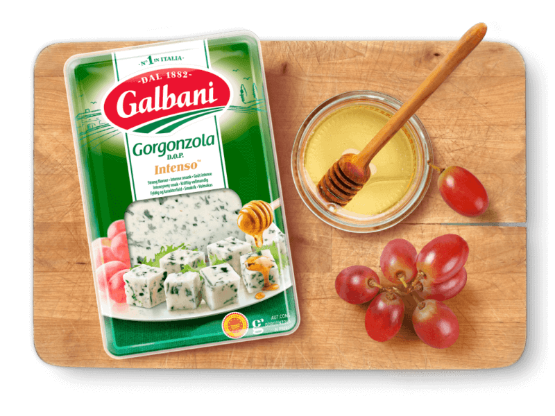 Galbani Gorgonzola Intenso D.O.P., 200 g in situ