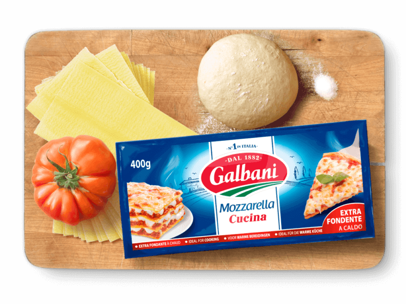 Galbani Mozzarella Cucina, 400 g in situ