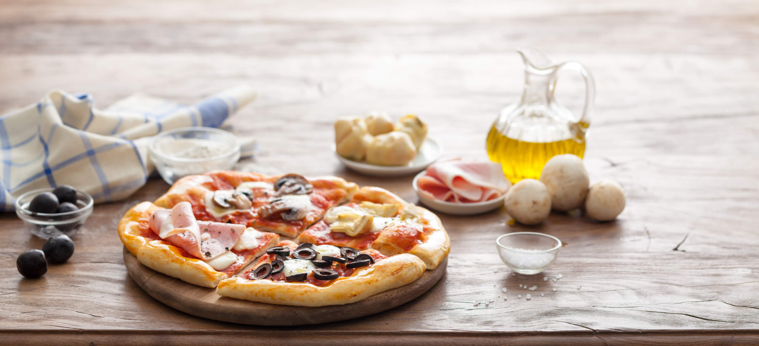 Rezept: Pizza Quattro Stagioni | Galbani