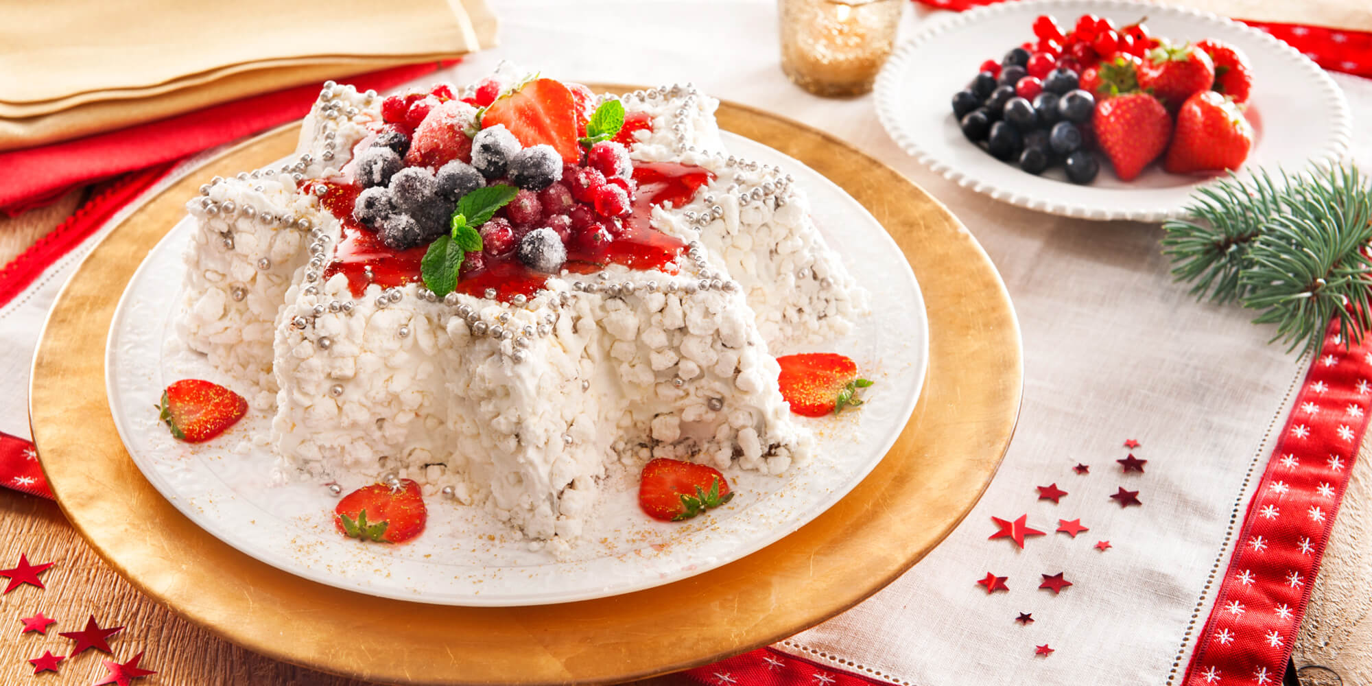 Étoile aux fruits des bois et mascarpone