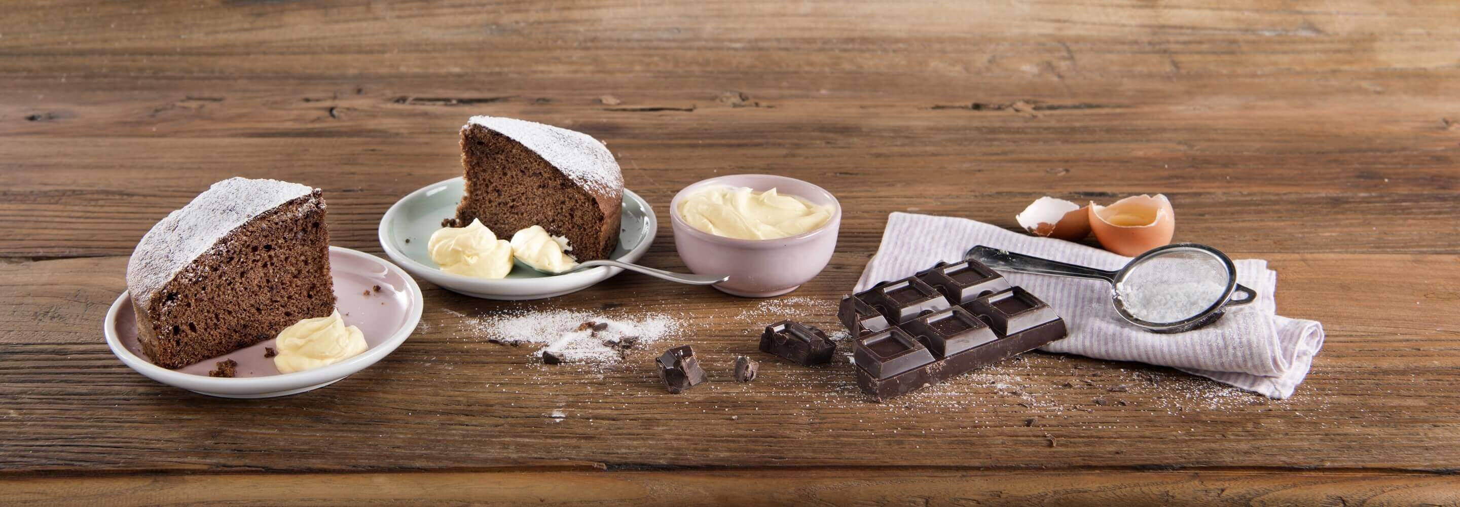 Torta al cioccolato senza lattosio