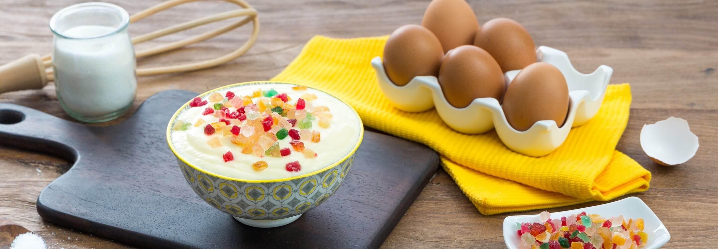 Ricotta-Creme mit Kandierten Früchten