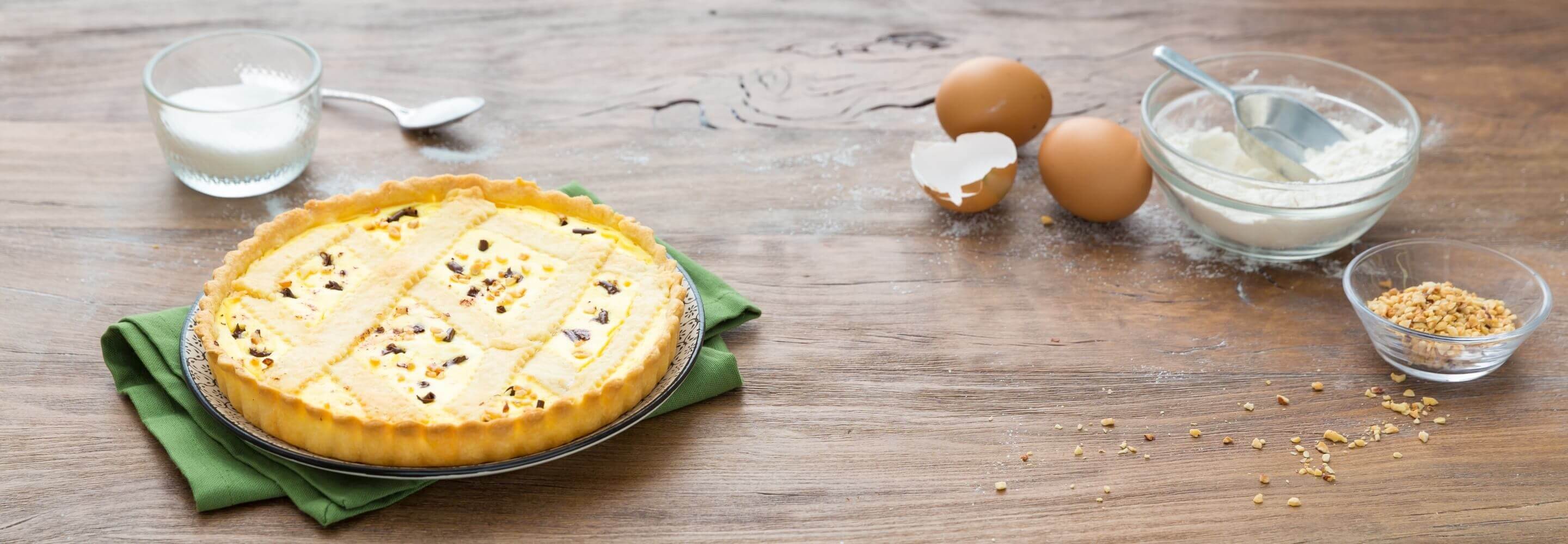 Tarte à la ricotta et au chocolat