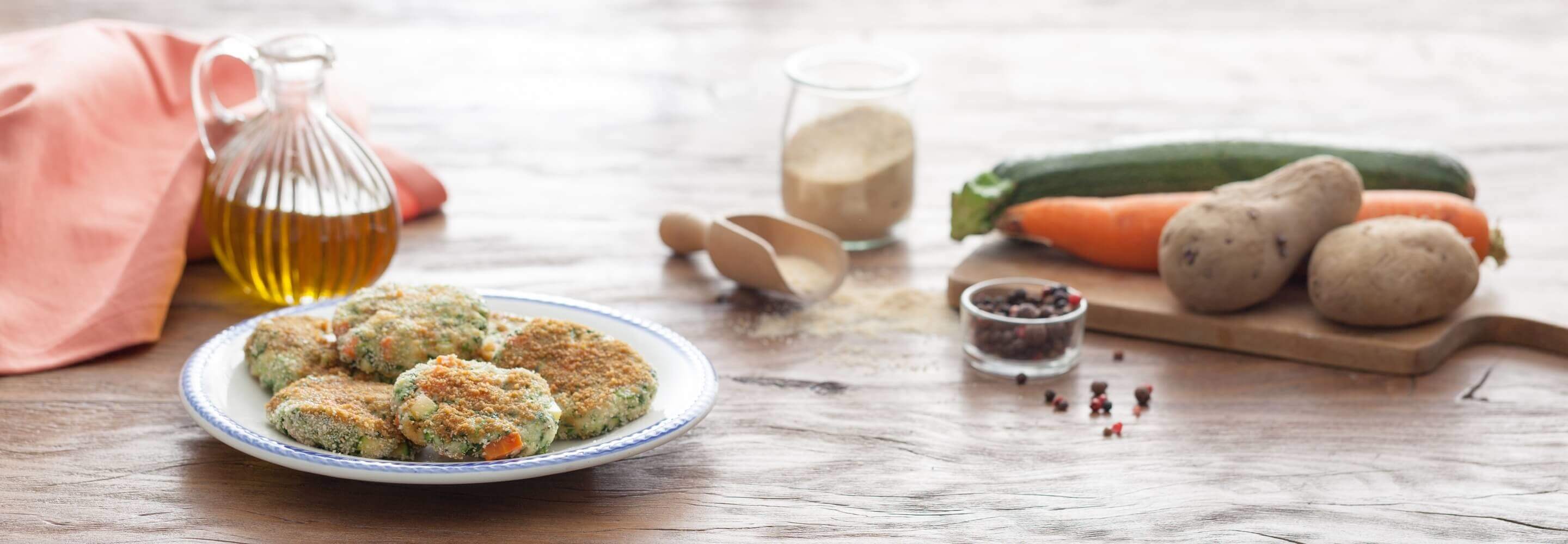 Hamburger de légumes à la ricotta