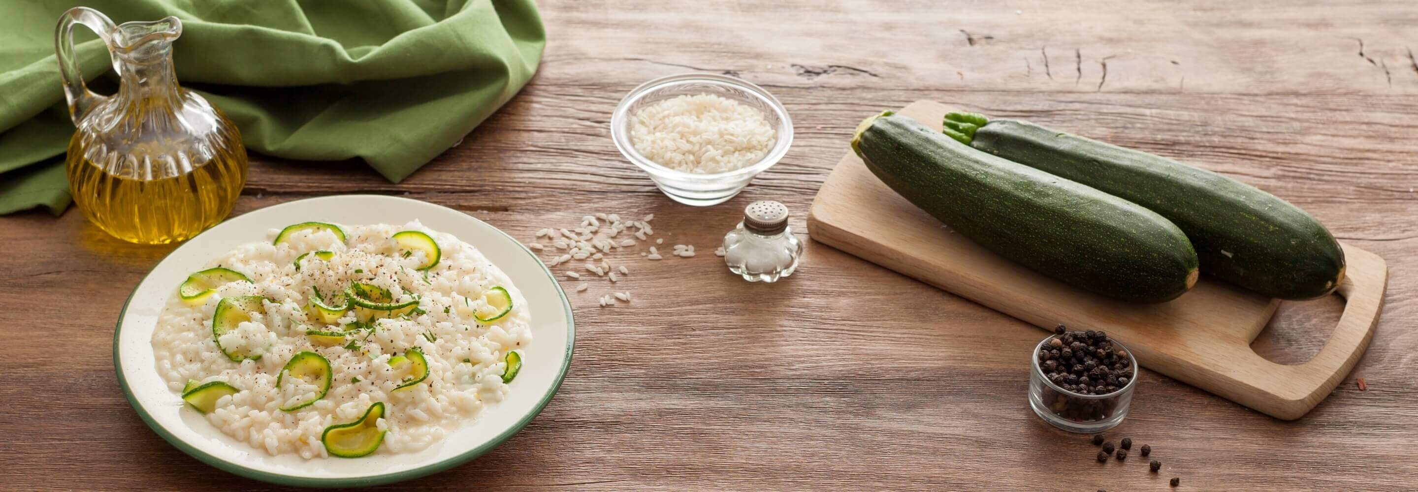 Risotto mit Zucchetti und Ricotta