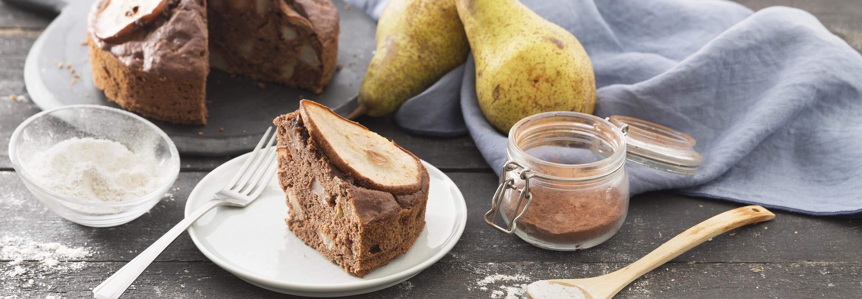 Ricotta-Birnen-Schokoladenkuchen