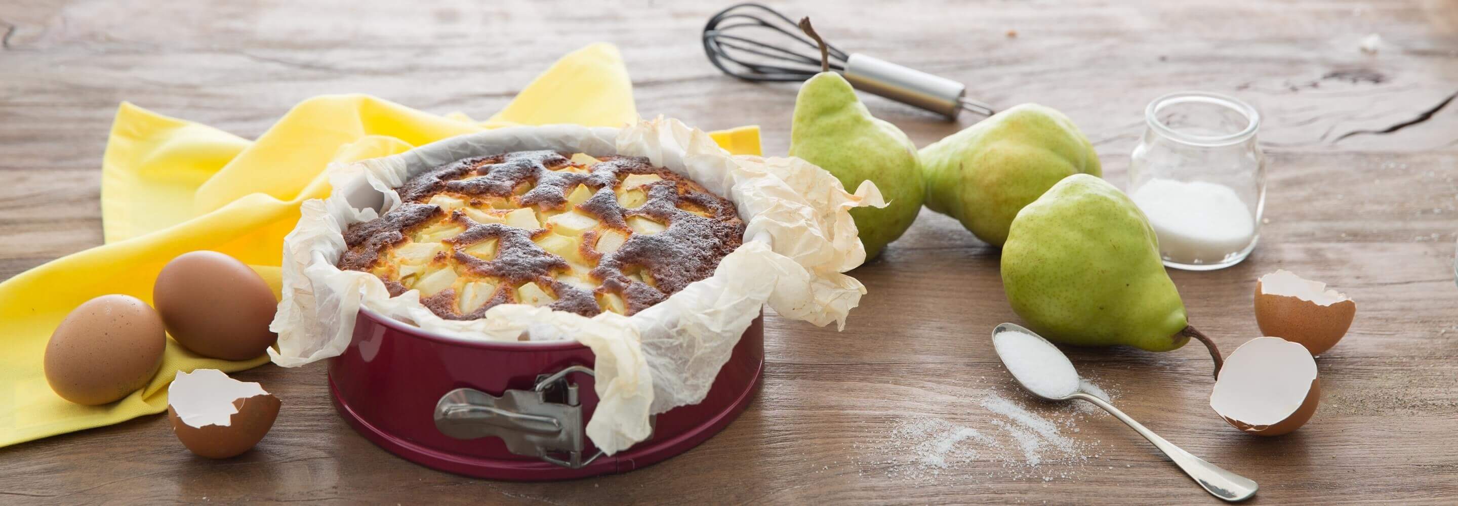 Gâteau aux poires et à la ricotta