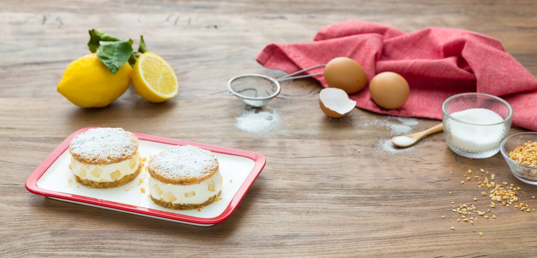 Gâteau ricotta et poires