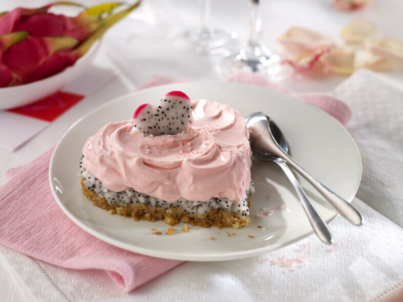 Tiramisu con pitahaya (frutto del drago)