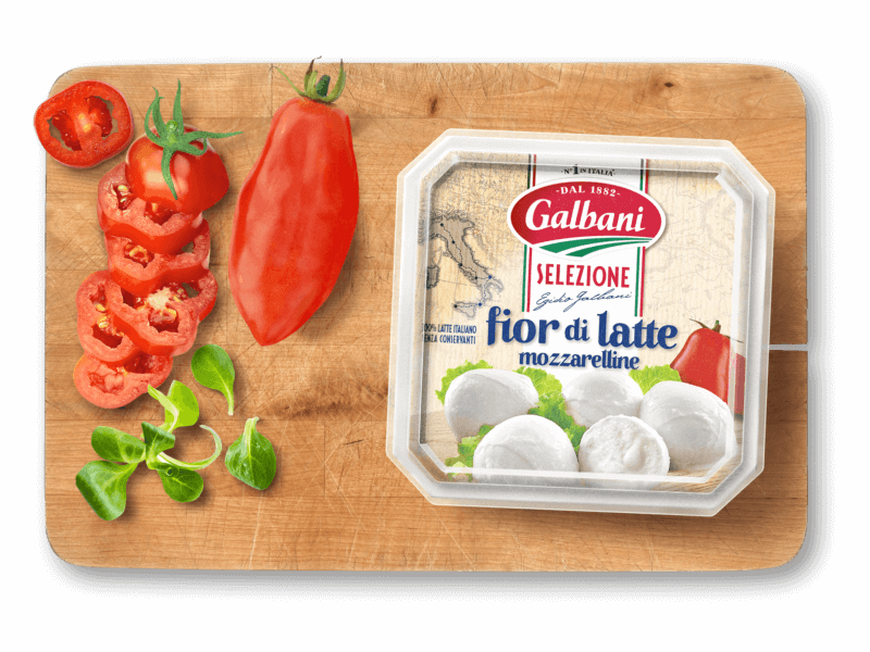 Galbani Selezione Fior di Latte Mozzarelline, 25g x 8 in situ