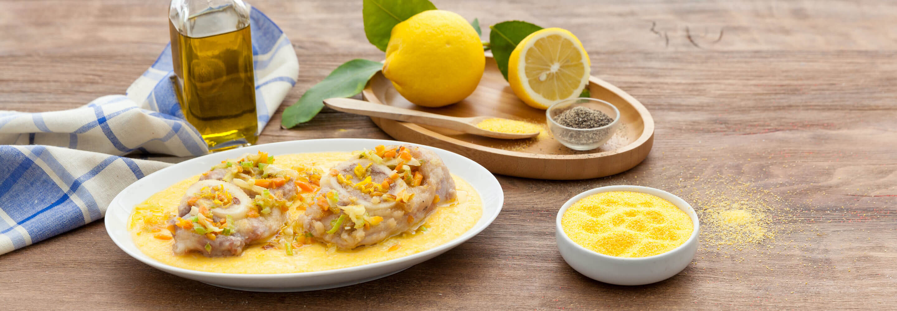 Ossobuco mit Polenta