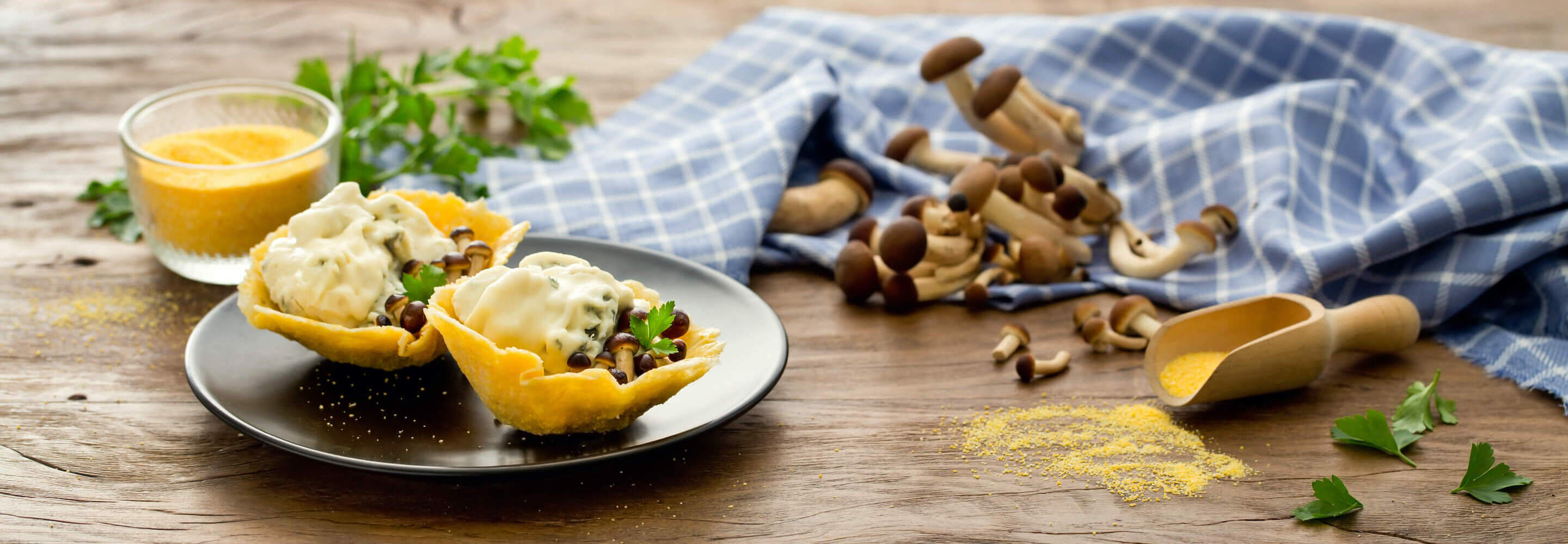 Polenta al forno con gorgonzola