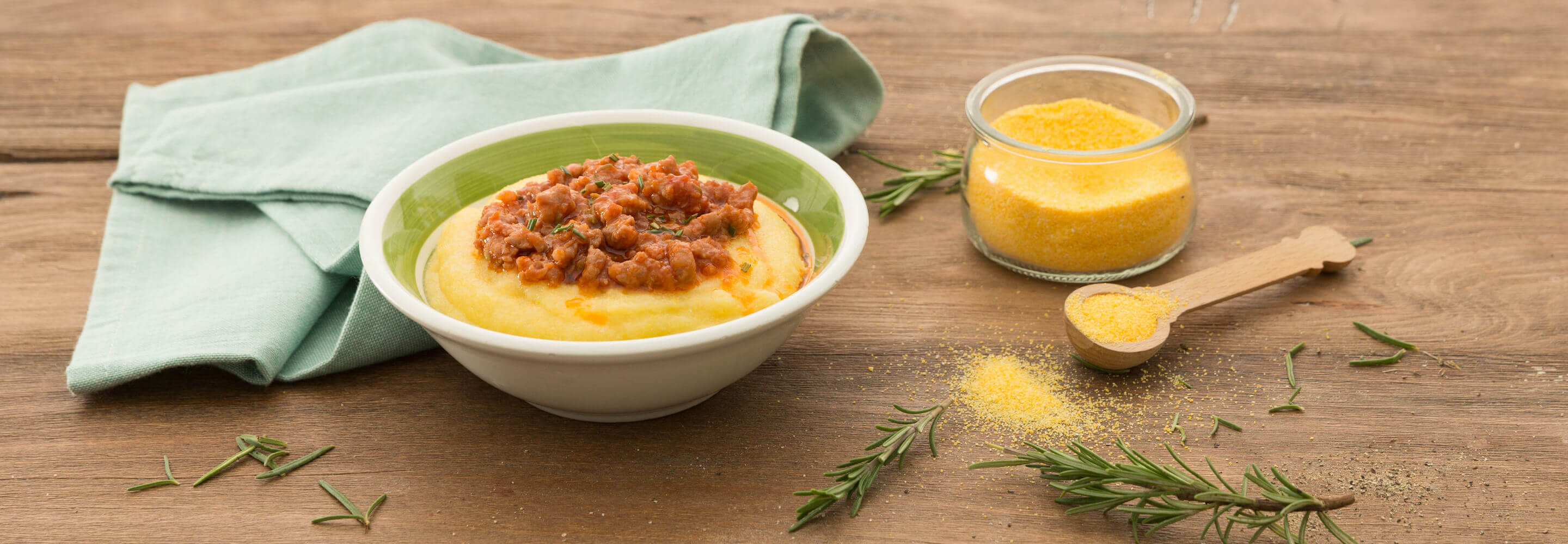 Polenta con salsiccia