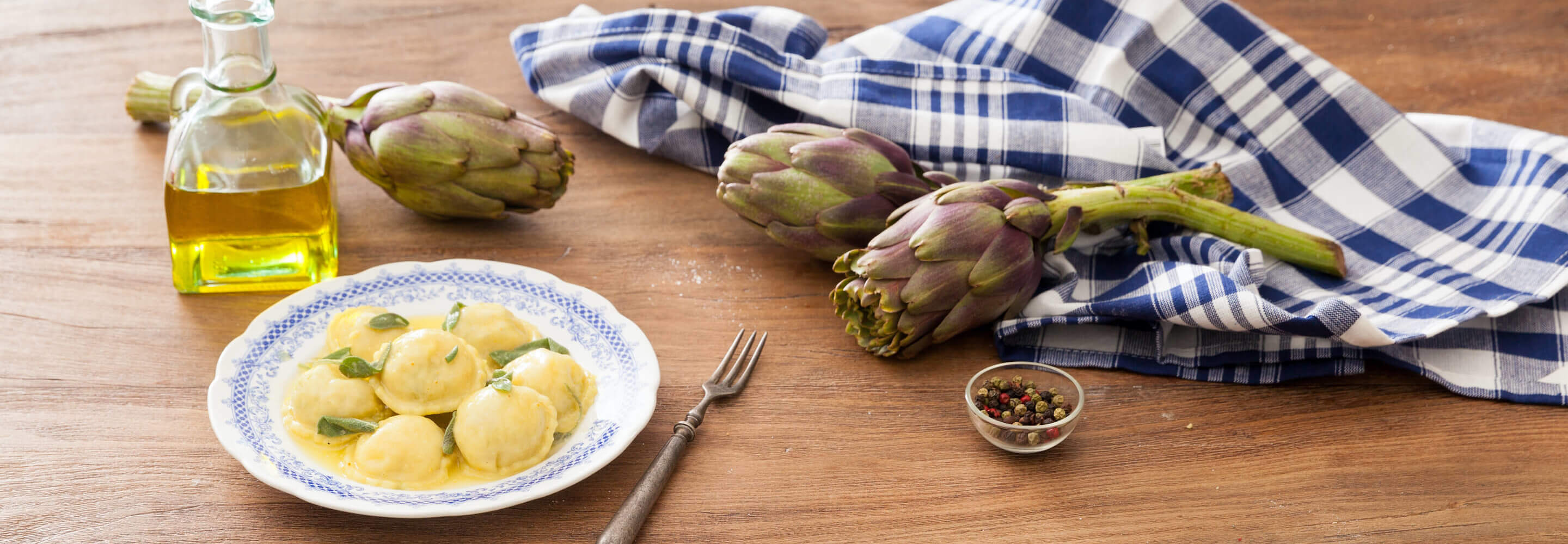 Ravioli ai carciofi