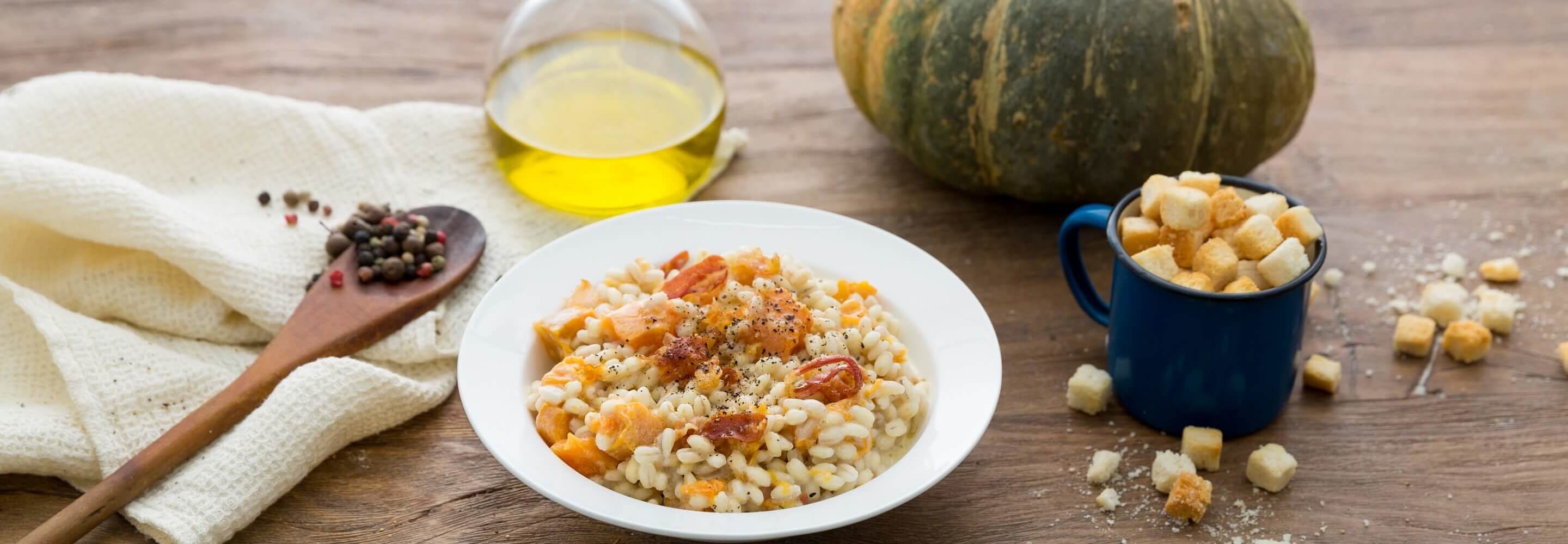 Orzotto con zucca