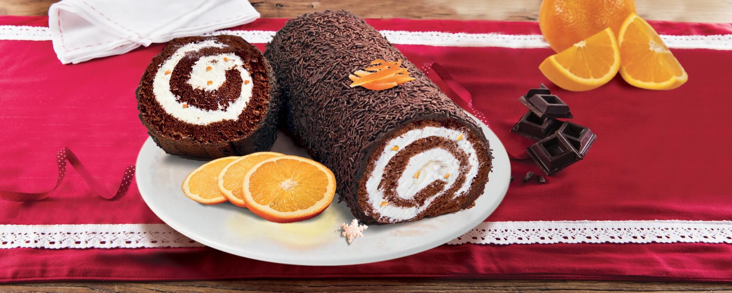 Bûche de Noël au mascarpone