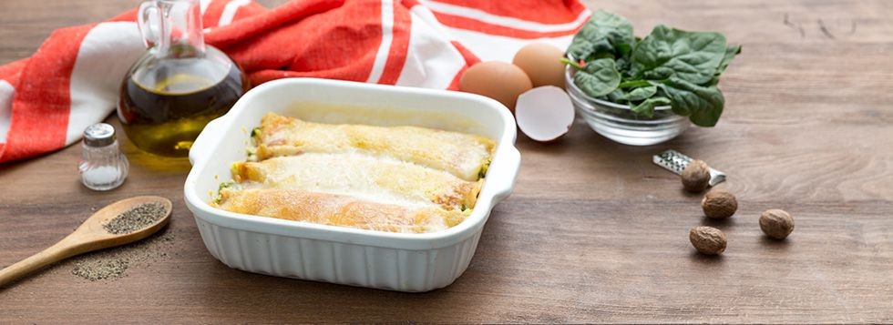 Cannelloni aus Crêpes