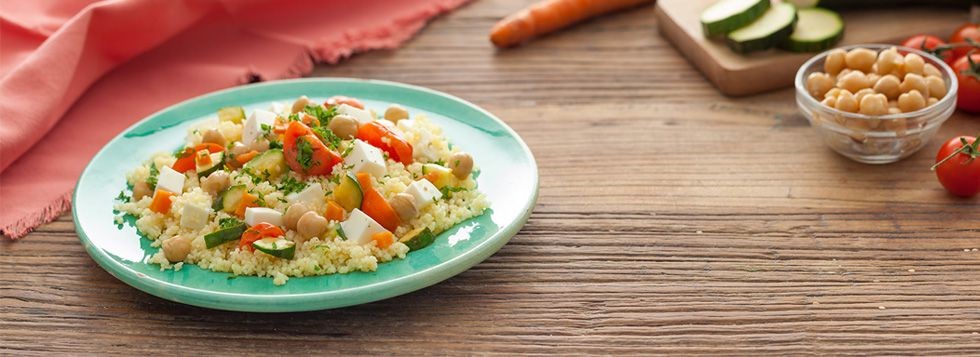 Couscous mit Kichererbsen