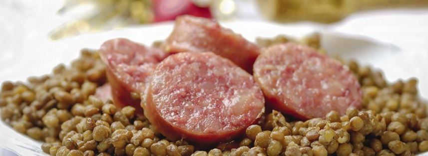 Lentilles et saucisse de porc