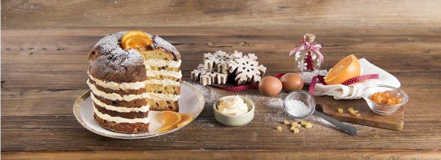 Panettone à la crème au mascarpone sans lactose