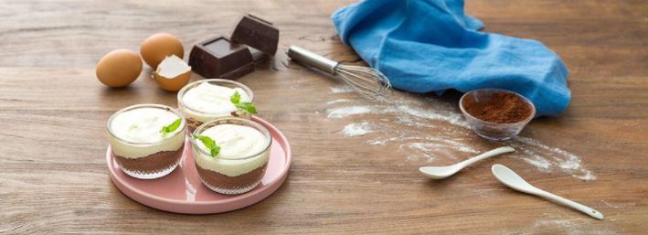 Mousse al cioccolato e ricotta