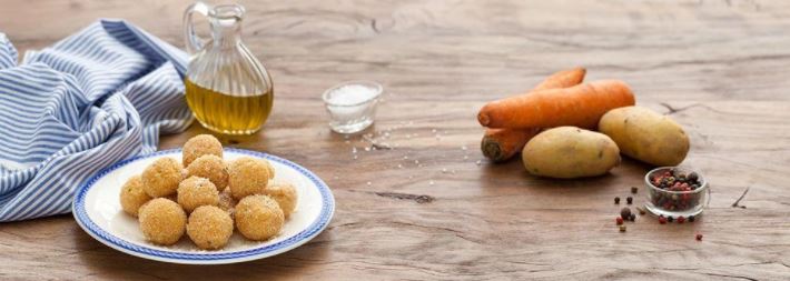 Boulettes de carottes et mozzarella