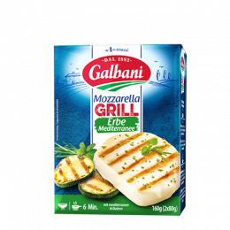 Galbani Mozzarella Grill mit mediterranen Kräutern, 2x80g