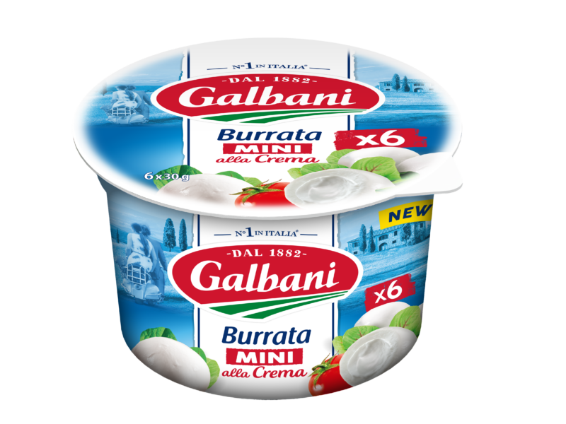 Galbani Burrata Mini alla Crema, 6x30g in situ