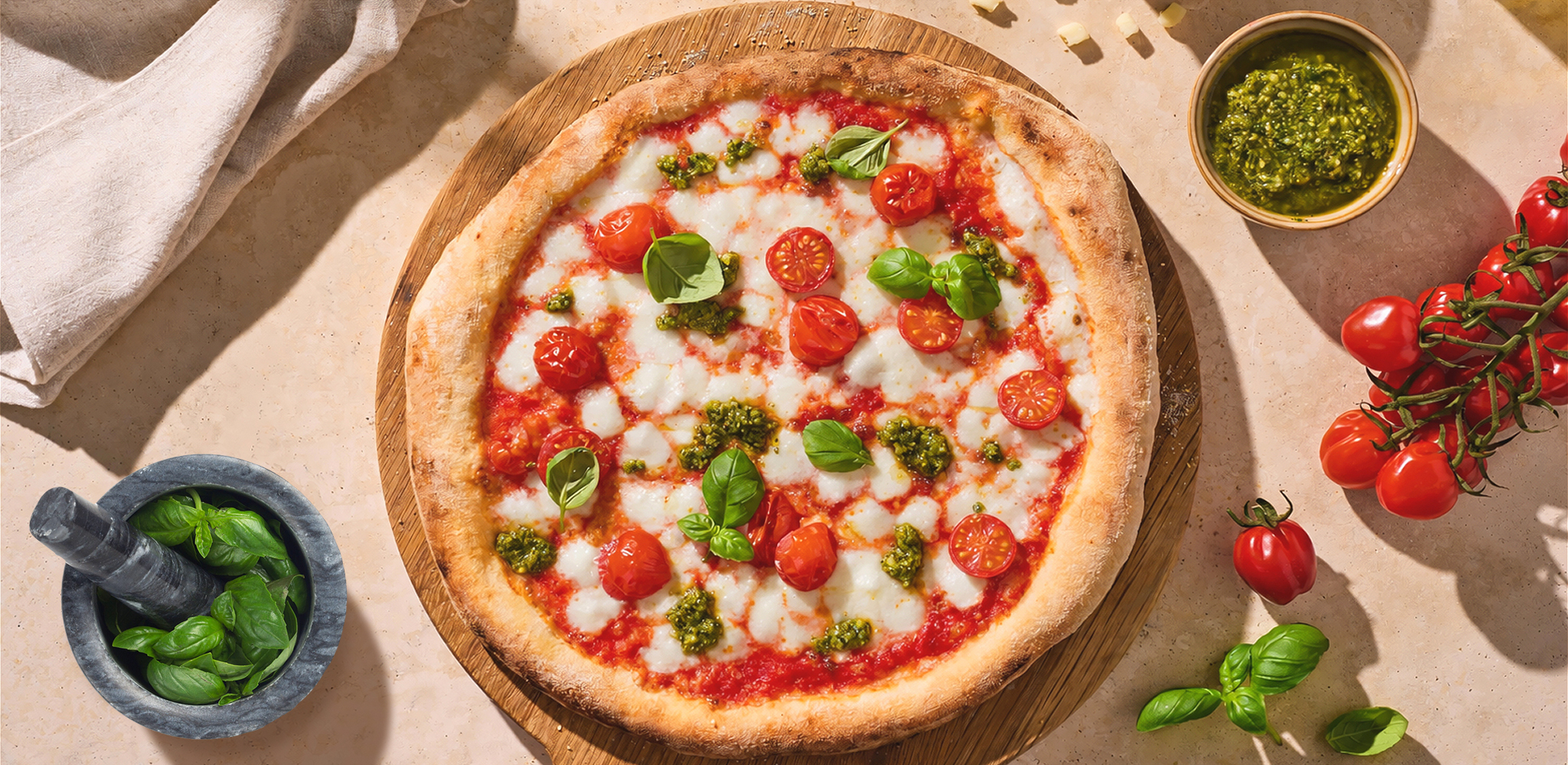 Pizza Pomodorini & Pesto​